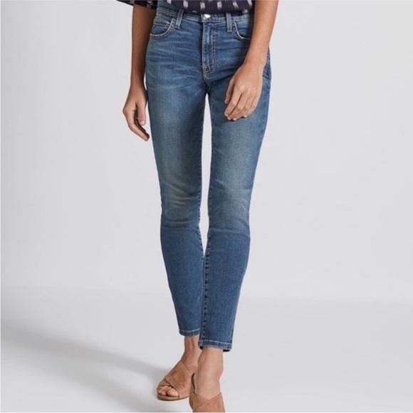 Current/Elliott The Stiletto Skinny Cropped Jean in Carnival NWT - Picture 14 of 14